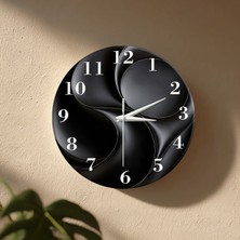 🕒 Bohem Modern Duvar Saati ✨ Sessiz Mekanizma 🎨 Camsız Mdf Dekoratif Salon ve Oturma Odası Saati 33CM