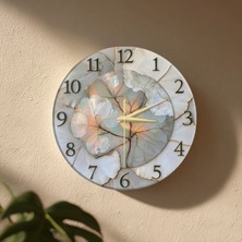 🕒 Soyut Modern Duvar Saati ✨ Sessiz Mekanizma 🎨 Camsız Mdf Dekoratif Salon ve Oturma Odası Saati 33CM