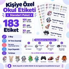 Kidzay Kişiye Özel Okul Etiketi
