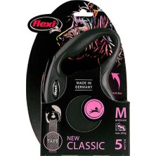 Flexi New Classsic 5m Şerit M Siyah