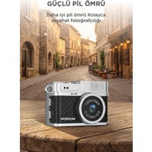 Mobixom Mini Dijital Kamera Selfie Video Vlog Kamerası Mini Anahtarlık 1080P LK-027 Siyah