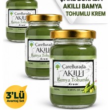 Çare Burada Akıllı Bamya Tohumlu Krem 100 ml x 3'lü Avantaj Seti