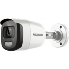 Hikvision Hıkvısıon DS-2CE10DF0T-LPFS 2mp 2.8mm Sabıt Lens Ahd Colorvu Renklı Bullet Kamera
