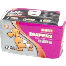 Hushpet Hush Pet Ultra Emici Köpek Külot Çiş Pedi M Beden 12 Li