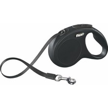 Flexi New Classic 5 M Şerit Tasma L Siyah