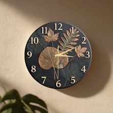 🕒 Bohem Modern Duvar Saati ✨ Sessiz Mekanizma 🎨 Camsız Mdf Dekoratif Salon ve Oturma Odası Saati 33CM