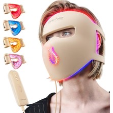 Hello Face M300 Yüz Maskesi Kırmızı Işık Terapisi Gençleştirme Kırışıklık Giderme Akne Tedavisi LED Terapi Maske