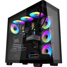 Aigo Aıgo DS900G Siyah 750W 80+ Bronze Argb Mid Tower Kasa