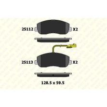 Kale Balata 2511218105 Disk Balata Arka Fıslı Tek Teker 4420066
