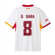 Galatâsarây. 2027 Gabriel Sara Deplasman Beyaz Düğmeli Yeni Sezon Yetişkin Forması