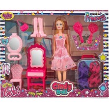 Oydaş Oyuncak Cindy Doll Makyaj Masalı Bavullu Bebek OYD-04-02454