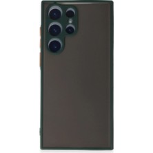 Royaleks Samsung Galaxy S22 Ultra Kılıf Montreal Silikon Kapak - Yeşil