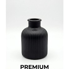 Canseb Elegance Premium - Ithal Kalitesi - Karbon Siyah - Küçük Vazo - Pampas Vazosu