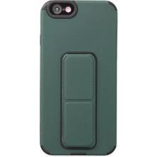 Royaleks Iphone 6 Kılıf Mega Standlı Silikon - Yeşil