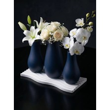 Canseb Elegance Elegance Serisi - Dörtlü Vazo Set - Renkli - Dekoratif Set - (Çiçekler Dahil Değildir)