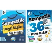Ünlüler Karması 6.sınıf Sosyal Bilgiler Sempatik Soru Bankası ve 36 Haftalık Kazanım Denemeleri