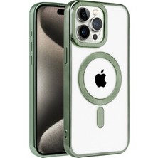 Royaleks Iphone 14 Pro Max Kılıf Kronos Magsafe Kapak - Koyu Yeşil