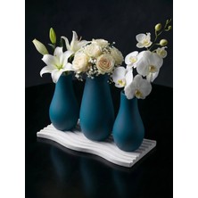Canseb Elegance Elegance Serisi - Dörtlü Vazo Set - Renkli - Dekoratif Set - (Çiçekler Dahil Değildir)