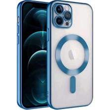 Royaleks Iphone 13 Pro Kılıf Kross Magneticsafe Kapak - Sierra Blue