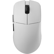 Connect Game Gear - Dentex - Dual 8k Wireless Gaming Mouse - Beyaz - PAW3950 - Nordic 54L15
