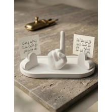 Canseb Elegance Tevhid El Heykeli ve Dekoratif Kalp Stand - Islami Ev Hediyesi