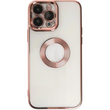 Royaleks Iphone 14 Pro Max Kılıf Slot Silikon - Rose