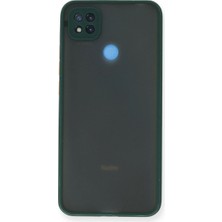 Royaleks Redmi 9c Kılıf Montreal Silikon Kapak - Yeşil