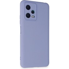 Royaleks Redmi Note 12 5g Kılıf Nano Içi Kadife Silikon - Lila