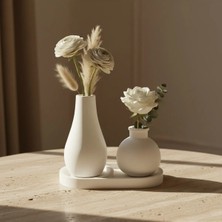 Canseb Elegance 3'lü Modern Vazo Seti Premium Set