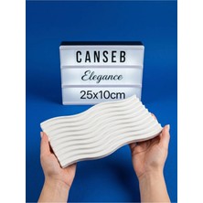 Canseb Elegance Velvet Line Tray - Dekoratif Tepsiler - Sunumluklar - Tabaklar