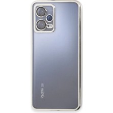 Royaleks Redmi Note 12 5g Kılıf Razer Lensli Silikon - Gümüş