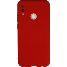 Royaleks Huawei P Smart 2019 Kılıf Nano Içi Kadife Silikon - Kırmızı