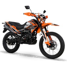 Rks RT250 Croos Motosiklet Turuncu Siyah