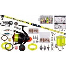 Halbart Bauer 420CM Kamış Balza Grande 11+1 Bilye Surf Olta Seti Takımı