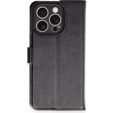 Royaleks Iphone 16 Pro Kılıf Trend S Plus Kapaklı Kılıf - Siyah