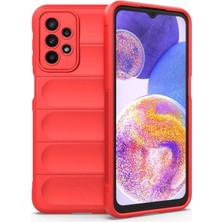 Royaleks Samsung Galaxy A23 4g Kılıf Optimum Silikon - Kırmızı