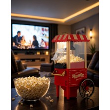 Azrlya 5 Dakikada Popcorn Hazırlayan Yağsız Patlatma Makinesi