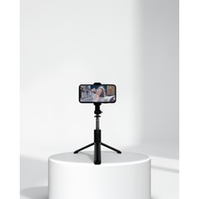 Azrlya Bluetooth Selfie Çubuğu – 360° Dönebilen Başlık, Kablosuz Bağlantı