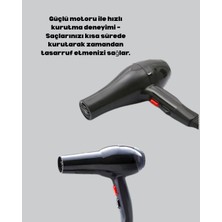 Azrlya 2200W Güçlü Motorlu Ergonomik Fön Makinesi