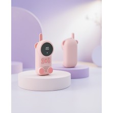 Azrlya Bebek Telsizi LCD Ekran Vox Iki Yönlü Iletişim USB Şarj Hafif