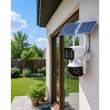 Azrlya Güneş Enerjili Yayla Kamerası 4g Sım Kartlı 9mp Solar Güvenlik Kamerası