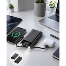 Azrlya Powerbank 20.000 Mah Dijital Göstergeli LCD Ekran Uzun Pil Ömrü Yeni Nesil