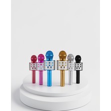 Azrlya Kablosuz Bluetooth Karaoke Mikrofon  Yankı Efektli