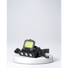 Azrlya USB Şarjlı Kafa Feneri 800 Lumen Ayarlanabilir Cob ve Xpe LED
