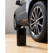 Azrlya Dijital Lastik Pompası Kablosuz Hava Basma Cihazı Powerbank Destekli