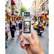 Azrlya Kompakt 4K Video Kamera Otomatik Netleme ve Dahili Işık Destekli El Kamerası