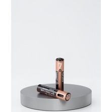 Azrlya USB Type-C Şarjlı Aaa Lityum Pil | 1.5V Sabit Voltaj, 1000+ Şarj Döngüsü ile Uzun Ömür