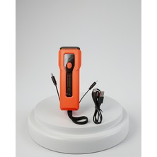 Azrlya Su Geçirmez Bisiklet Işığı 5000 Mah Powerbankli Ön Far