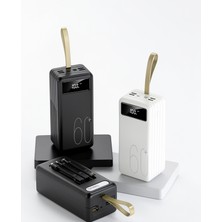 Azrlya Powerbank 60.000 Mah Dijital Göstergeli 4 Portlu Taşınabilir