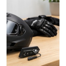 Azrlya BT22 Kask Bluetooth Kulaklık Su Geçirmez Motosiklet Iletişim Sistemi Yeni Nesil